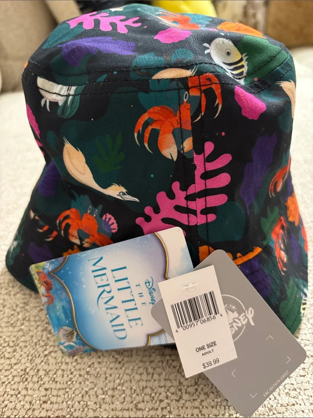 Disney 3-Pack reversible Patterned Bucket Hats Bundle, Super cute!